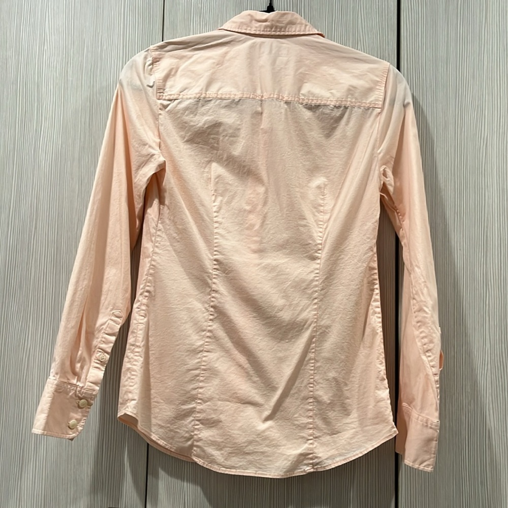 J.Crew Haberdashery Fitted Button Down Shirt Powder Pink XS‎ - Picture 4 of 12